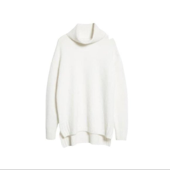 ATM Chenille Turtleneck High/Low Sweater - NWT - Size Large - Picture 5 of 6